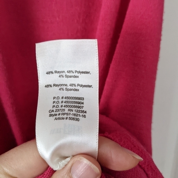 WILFRED FREE Burnette Tank Top bright pink Small @P - Picture 6 of 8